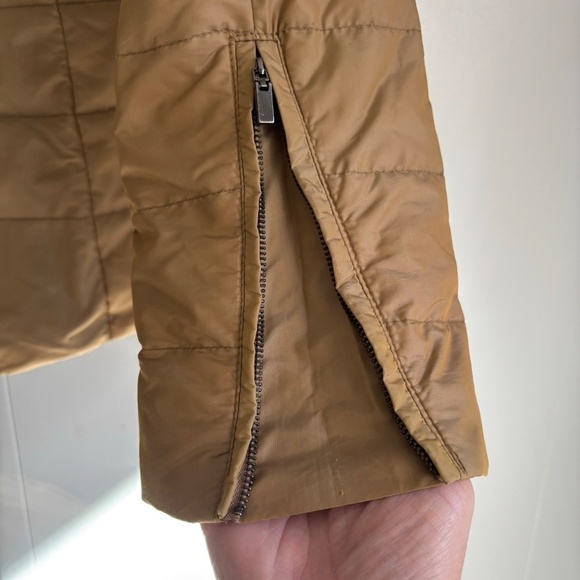 Zara Women down & feather filled winter jacket removable hood sz M read desc. - Picture 11 of 16